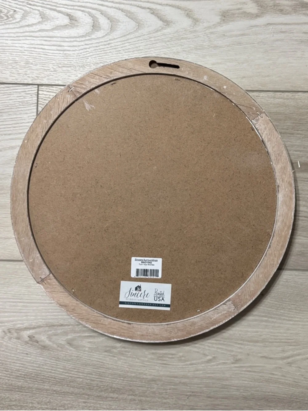 Sincere Surrounding round wooden